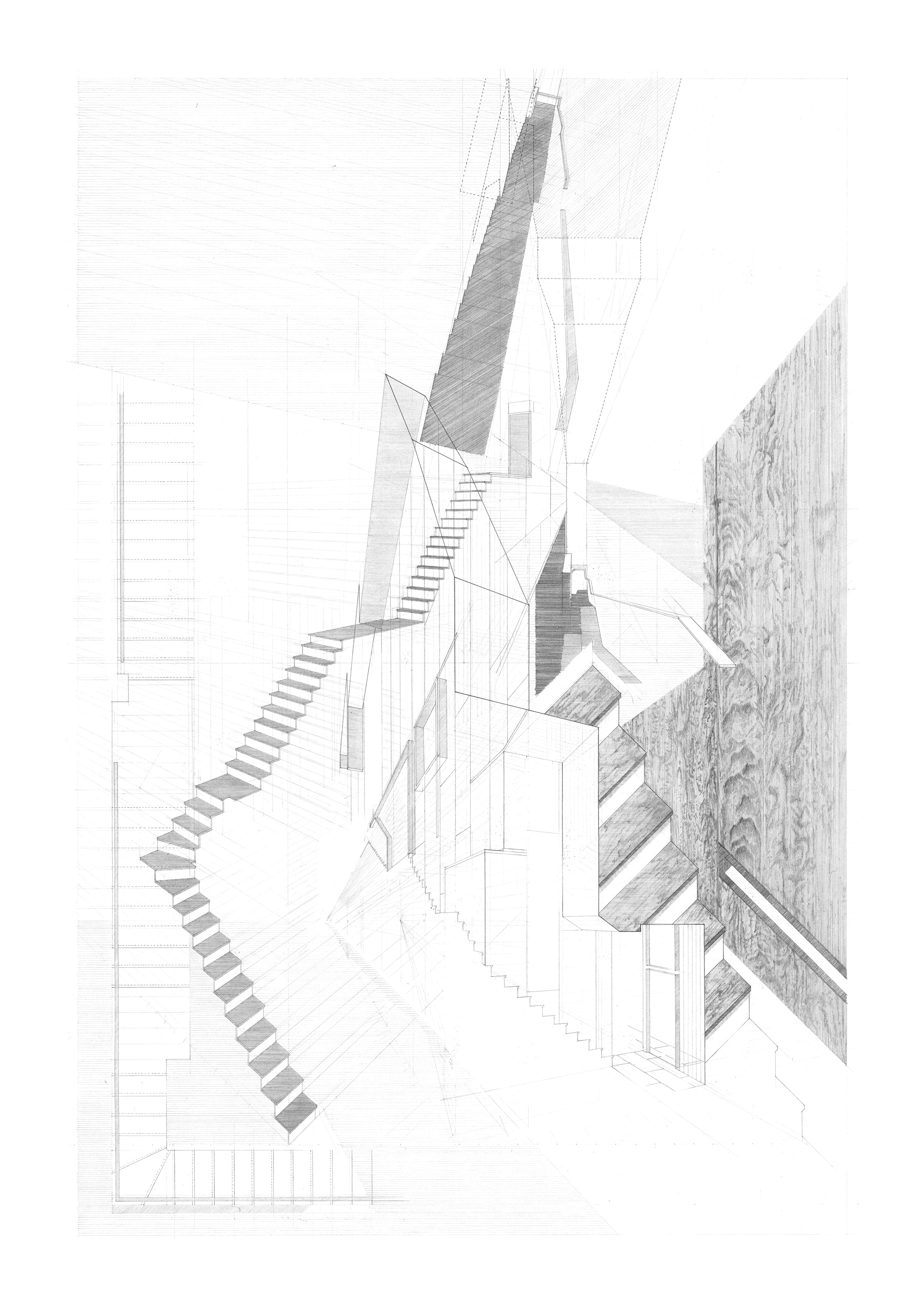 Cascade House: Composite design concept drawing